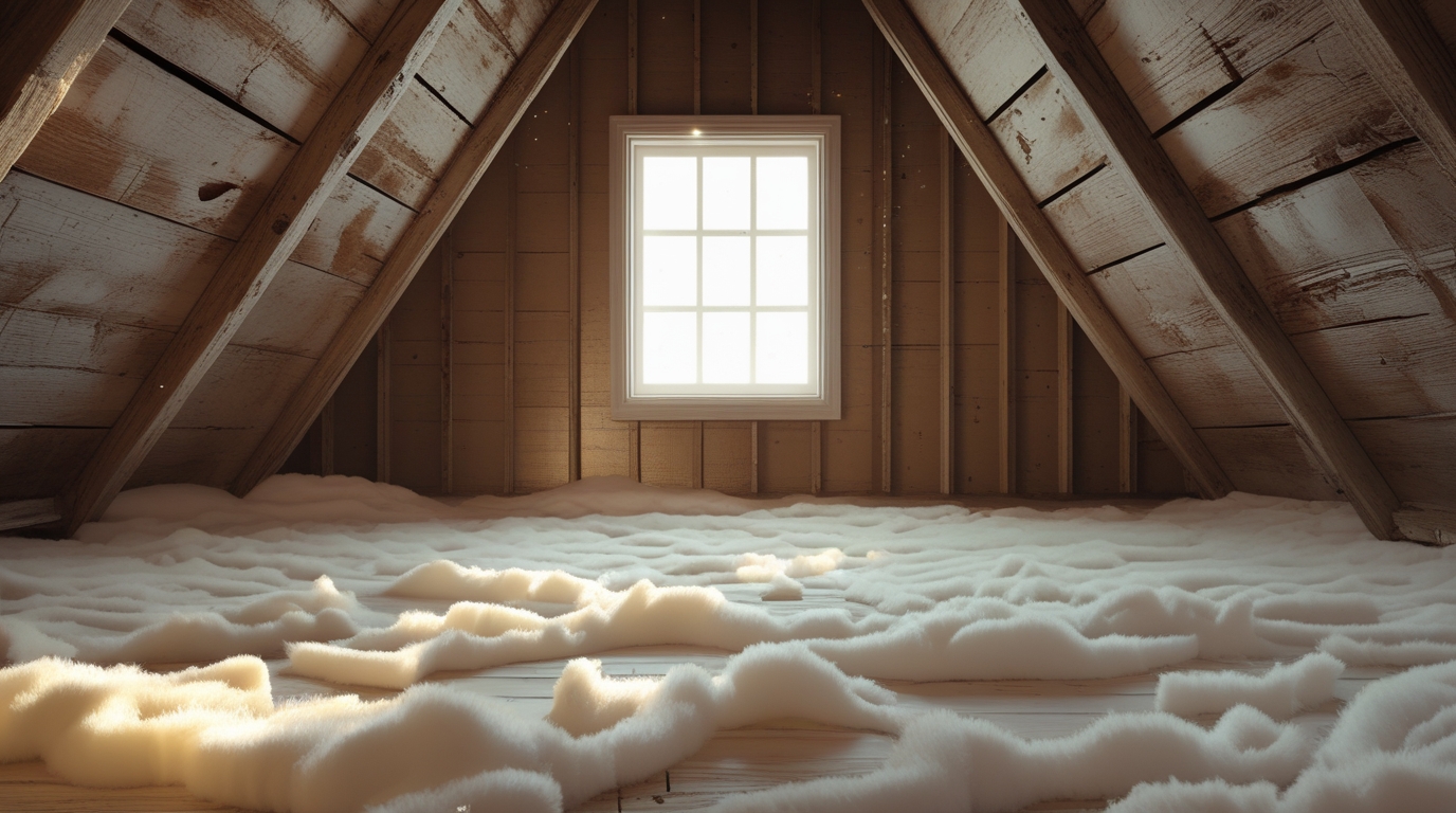 Attic Insulation Installation
